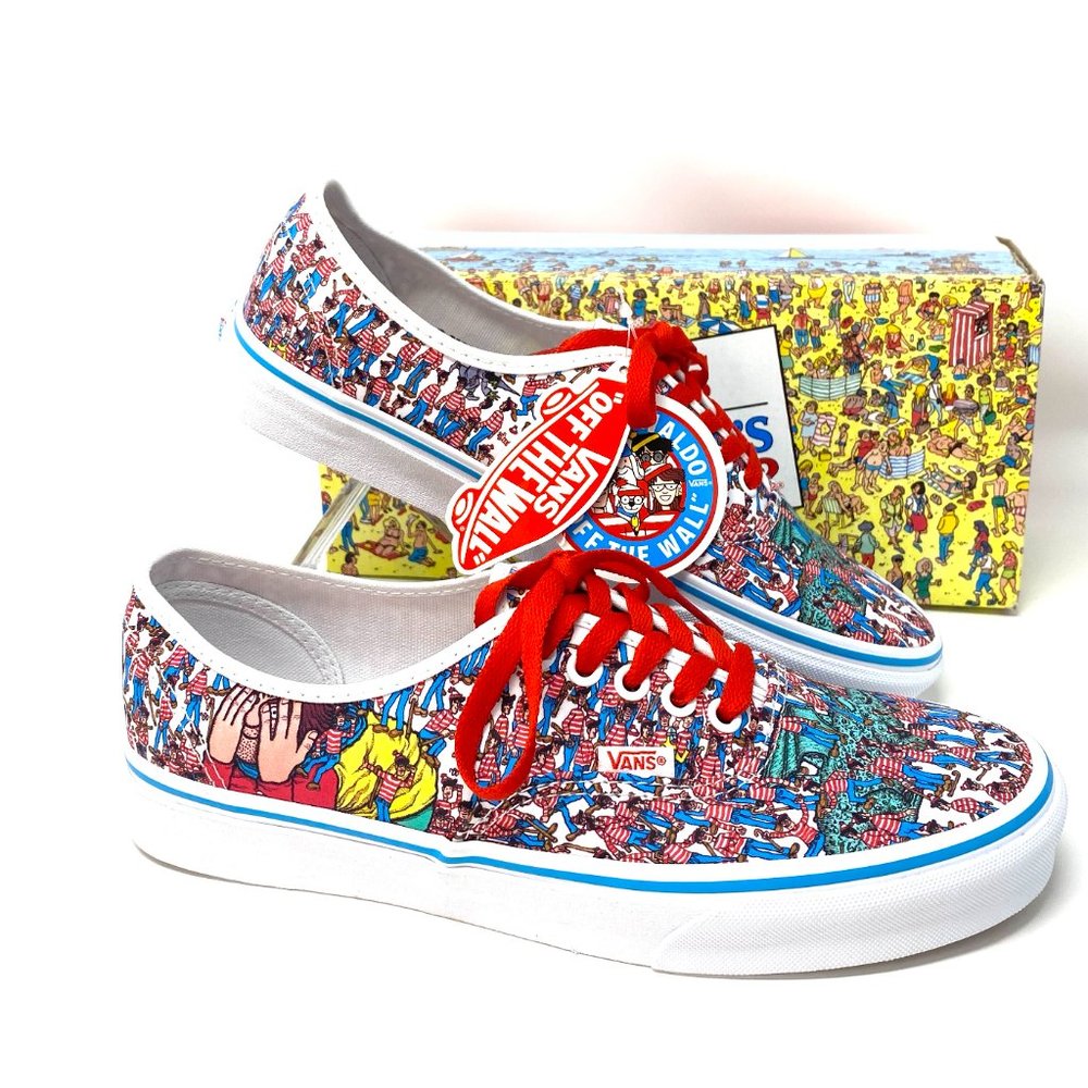 💖MEGA SALE💖VANS Authentic Where_s WALDO Multi Canvas Women's VN0A348A3RZ - Picture 9 of 12